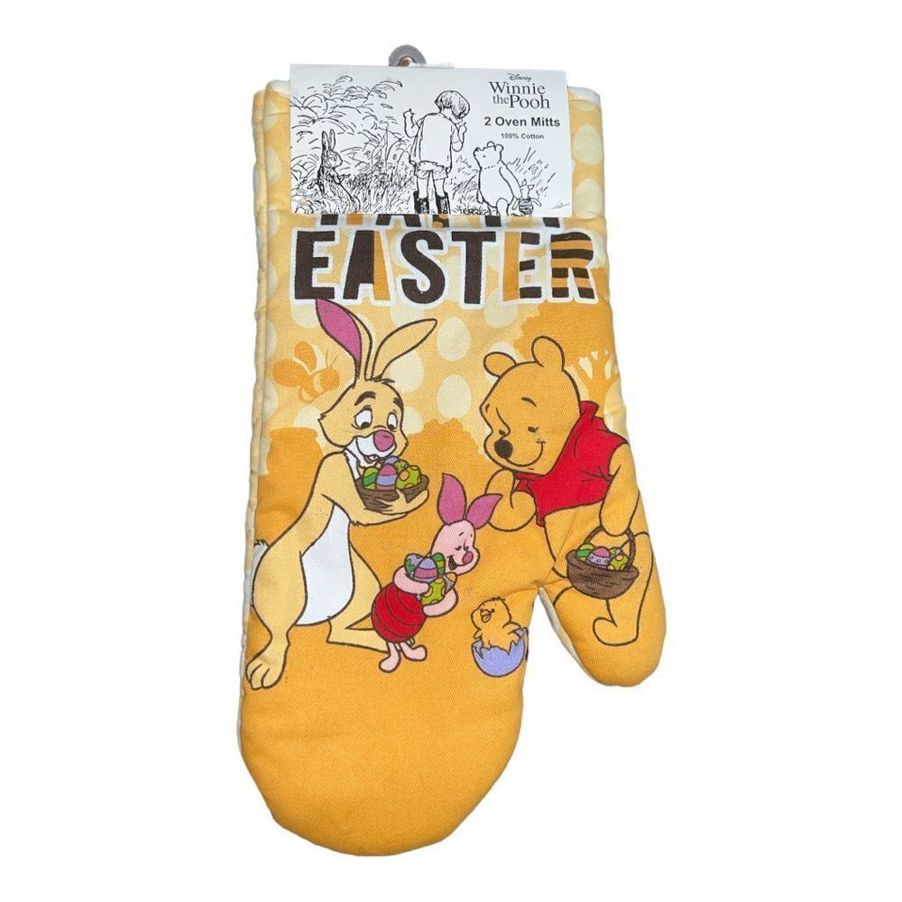 Disney Winnie the Pooh set of two Easter oven mitts